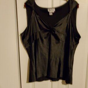 Kim Parrish Women's Black sleeveless top, 2X